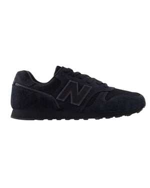 New Balance Heren 373 suède sportschoenen (Drievoudig zwart)