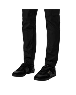 Boss Heren Brandon Suede Trainers (Zwart)