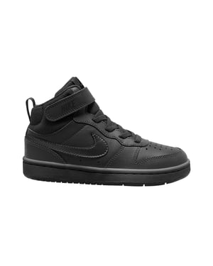 Nike Hoge sneakers voor jongens van Court Borough (Drievoudig zwart)