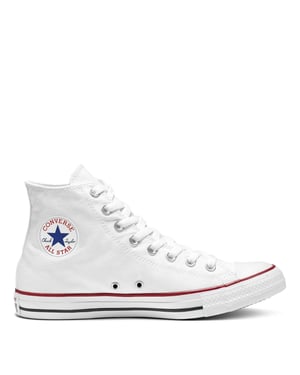 Converse Chuck Taylor Classic Canvas-sportschoenen voor heren (Wit)