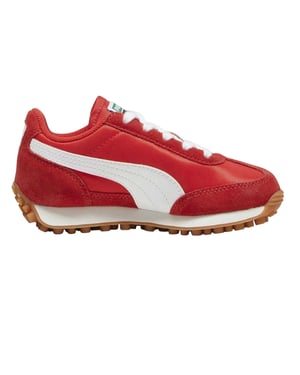 Puma Vintage suède sportschoenen voor kinderen van het merk Easy Rider (Rood, Wit)