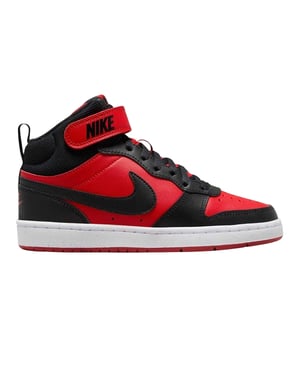 Nike Hoge sneakers voor jongens van Boys Court Borough (Rood, Zwart)