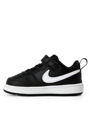 Nike Borough leren sportschoenen voor kinderen/jongeren (Zwart, Groen, Wit)