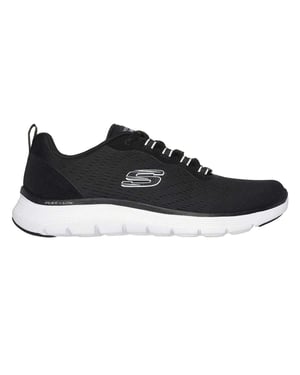 Skechers Flex Appeal 5.0 New Thrive-sportschoenen voor dames (Zwart, Wit)
