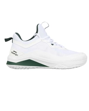 Slazenger AC Mesh-tennisschoenen voor dames (Wit, Groen)