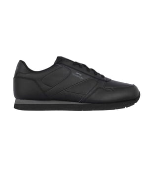 Slazenger Klassieke sneakers van gecoat leer voor heren (Zwart/Kool)