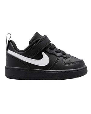 Nike Borough leren sportschoenen voor kinderen/jongeren (Zwart, Wit)