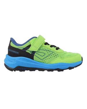 Karrimor Tempo Trail-trainingsschoenen voor jongens (Groen/blauw)