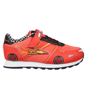 Slazenger Leren sportschoenen voor kinderen met Lightning McQueen-motief uit de Cars-serie (Rood)