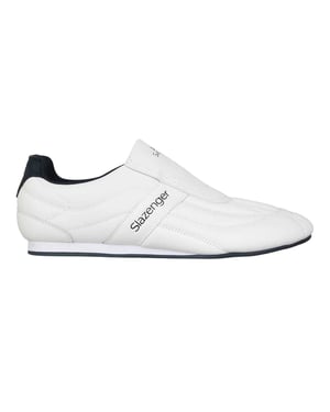 Slazenger Warrior leren instapschoenen voor heren (Wit, Marine)