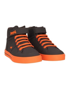 Lonsdale Canons-sportschoenen voor kinderen (Grijs/Oranje)
