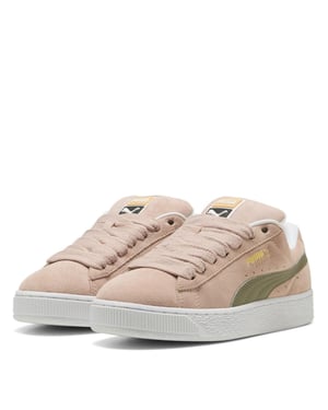 Puma Dames/Dames XL Leo Leopard Print Suede Trainers (Roze/Wit)