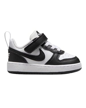 Nike Borough leren sportschoenen voor kinderen/jongeren (Wit, Zwart)
