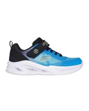 Skechers Jongens S Lichte sneakers met ronde neus (Blauw/Zwart)