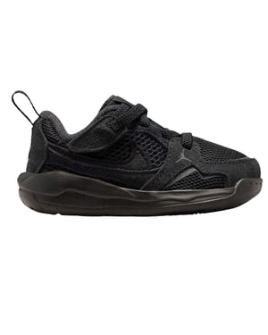 Nike Air Jordan CMFT Era-sportschoenen met suède panelen voor kinderen (Zwart, Rood)