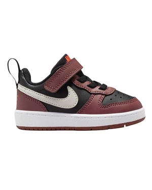 Nike Borough leren sportschoenen voor kinderen/jongeren (Zwart, Rood)