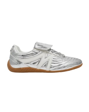 Steve Madden Metallic sportschoenen voor dames (Zilver)