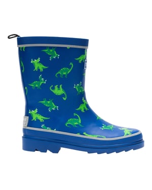 Regatta Childrens/Kids Mudplay III Dinosaur Wellington Boots (Blue Green)