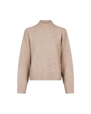 Neo Noir paulina knit blouse 159703 119 sand melange