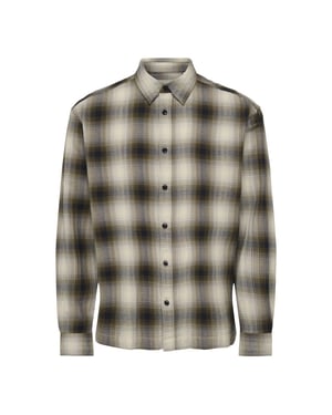 Only & Sons onskosta ls check reg shirt 22039256 rubber