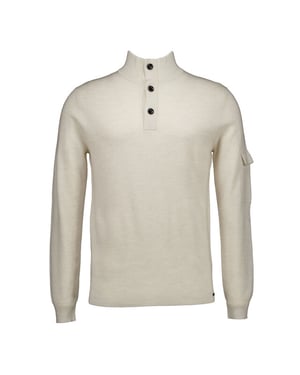 Gentiluomo Turtle buttons ls truien k5164-261