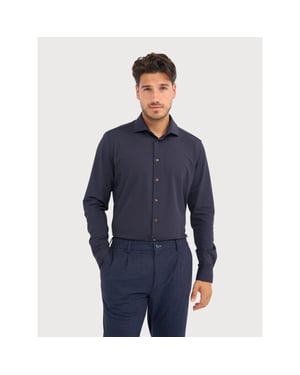 Blue Industry Oxford lounge jersey overhemd |