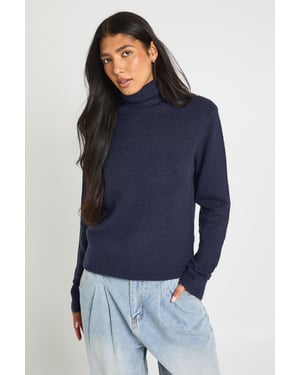 Tall Knitted Roll Neck Jumper