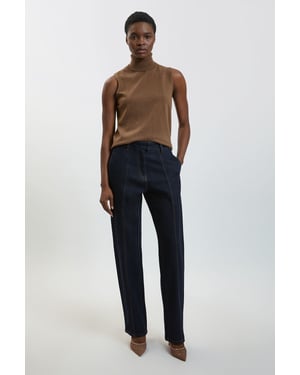 Petite Denim Straight Leg Jean
