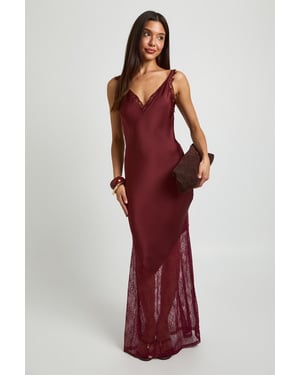 Lace Hem Slip Dress