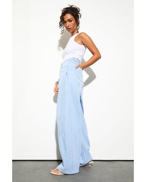 The Tall Mid Waist Barrel Jean