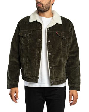 Levi's Truckerjack Van Sherpa-Koord Type 3, Bruin