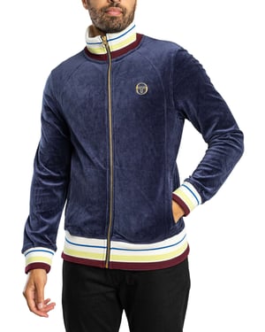 Sergio Tacchini Sartori Velours Trainingsjack, Blauw