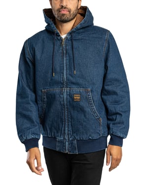 Levi's Potrero Denim Jas Met Capuchon, Blauw