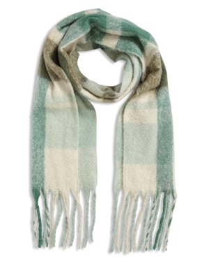 Women's Cosy Blanket Scarf Soft Breathable Lightweight Comfy Winter Neck Warmer Green