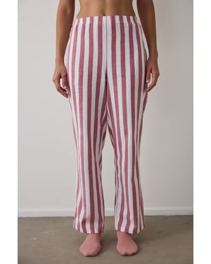 Good Mood Striped Pajama Bottoms