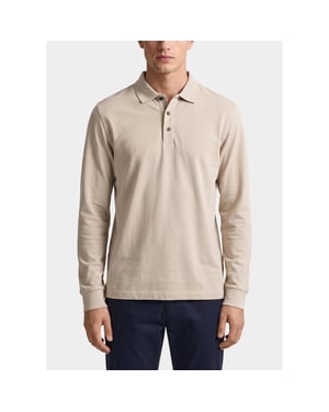 Bos Bright Blue Polo lange mouwen heren 3018900/607