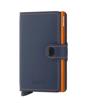 Secrid Miniwallet matte nightblue & orange