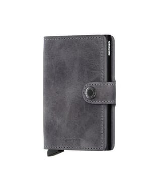 Secrid Miniwallet vintage grey black