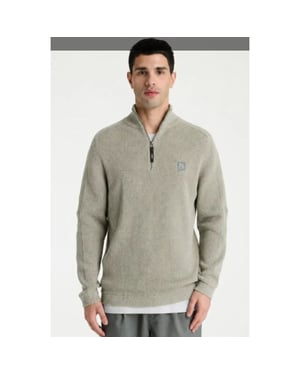 Chasin' ' oscar brik half zip sweater