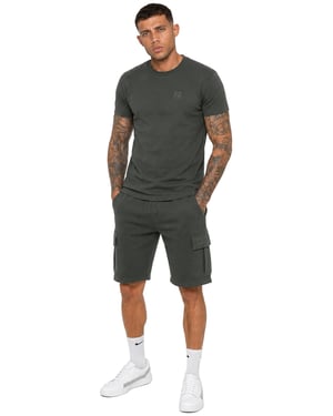 Enzo | Mens T-Shirt Tracksuit With Shorts Set