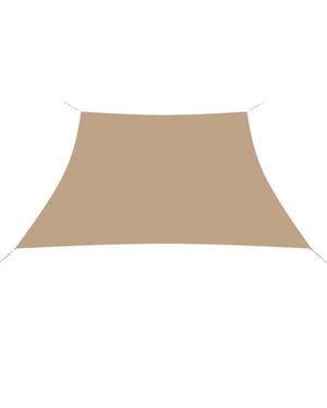 Hanse® Schaduwdoek trapezium waterdoorlatend 3/4x3 m zonnedoek