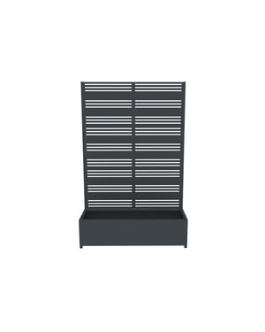 Westmann Dekora 2 metalen plantenbak met klimrek -