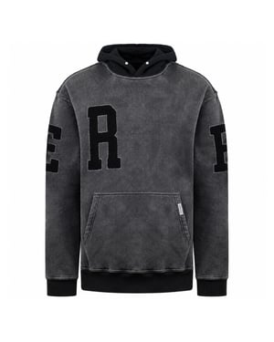 Represent College Mens Vintage Grey Hoodie