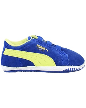 Puma Suede Crib Kids Blue Trainers