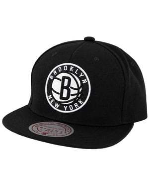 Mitchell & Ness NBA Brooklyn Nets Team Ground 2.0 Black Cap