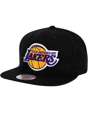 Mitchell & Ness NBA Los Angeles Lakers Wool Solid Black Cap