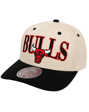 Mitchell & Ness NBA Chicago Bulls Off The Crown Off White Cap