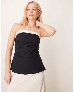 Abercrombie & Fitch ärmlös linne tube top i svart