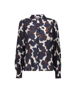 Geisha blouse 63667-20 720 sand/blue