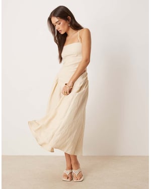 Nobody's Child Lupin structured midi dress in stone